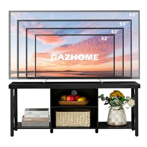 TV Stand for up to 55 TV, TV Console with Open Storage