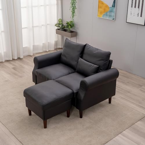 MANATEE TALES 2 Seater Loveseat Sofa with Ottoman